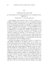 "Sevilla en el siglo XIII" por Antonio Ballesteros, Catedrático por oposición de la Universidad Central. Madrid, 1913 / Adolfo Bonilla y San Martín | Biblioteca Virtual Miguel de Cervantes