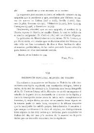 Inscripción sepulcral bilingüe deToledo / Francisco Codera | Biblioteca Virtual Miguel de Cervantes