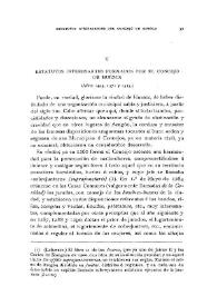 Estatutos interesantes formados por el Concejo de Huesca (Años 1445, 1471 y 1513) / Ricardo del Arco | Biblioteca Virtual Miguel de Cervantes