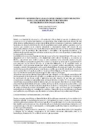 Propuesta metodológica basada en el uso de corpus bilingües para la elaboración de un diccionario de teledetección inglés-español / María Lara Sanz Vicente | Biblioteca Virtual Miguel de Cervantes