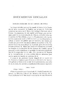 Basílica mozárabe de San Isidoro, de Ávila | Biblioteca Virtual Miguel de Cervantes