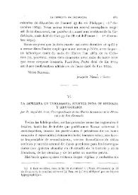 "La imprenta en Tarragona: apuntes para su historia y bibliografía", por D. Ángel del Arco, correspondiente de las Reales Academias de la Historia y de San Fernando / El Marqués de Laurencín | Biblioteca Virtual Miguel de Cervantes