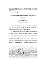 De "Zaïre" de Voltaire a "Xayra" de García de la Huerta / Margarita Santos Zas | Biblioteca Virtual Miguel de Cervantes