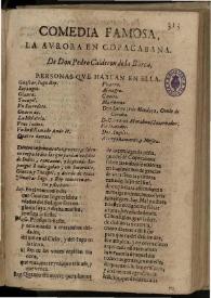 La aurora en Copacabana | Biblioteca Virtual Miguel de Cervantes