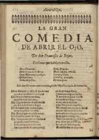 Abrir el ojo | Biblioteca Virtual Miguel de Cervantes