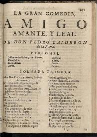 Amigo amante y leal | Biblioteca Virtual Miguel de Cervantes