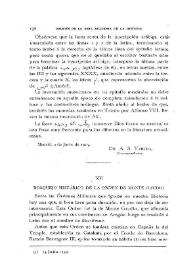 Bosquejo histórico de la Orden de Monte Gaudio / Ángel Blázquez y Jiménez | Biblioteca Virtual Miguel de Cervantes