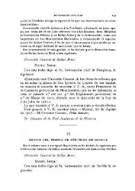 Restos del templo de Hércules en Sevilla | Biblioteca Virtual Miguel de Cervantes