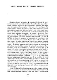 Tata Simón en su cerro sombrío / Manuel Alvar | Biblioteca Virtual Miguel de Cervantes