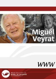 Miguel Veyrat / Ángel L. Prieto de Paula | Biblioteca Virtual Miguel de Cervantes