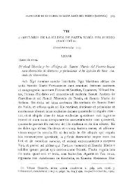 Cartulario de la Iglesia de Santa María del Puerto (Santoña) [V] (Continuación) (LXXVI-XCV) / Manuel Serrano y Sanz | Biblioteca Virtual Miguel de Cervantes