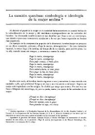 La canción quechua: simbología e ideología de la mujer andina / Regina Harrison | Biblioteca Virtual Miguel de Cervantes