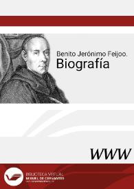 Benito Jerónimo Feijoo. Biografía | Biblioteca Virtual Miguel de Cervantes
