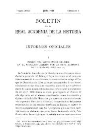 Premio del Sr. Duque de Alba en el Concurso abierto por la Real Academia de la Historia para 1920 / El Conde de Cedillo, Adolfo Bonilla, G.Maura | Biblioteca Virtual Miguel de Cervantes