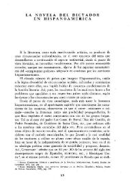 La novela del dictador en Hispanoamérica | Biblioteca Virtual Miguel de Cervantes