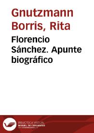 Florencio Sánchez. Apunte biográfico / Rita Gnutzmann | Biblioteca Virtual Miguel de Cervantes