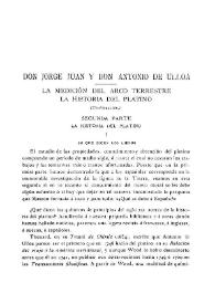 Don Jorge Juan y Don Antonio de Ulloa : La medición del arco terrestre. La historia del platino [II] / Ramón de Manjarrés | Biblioteca Virtual Miguel de Cervantes