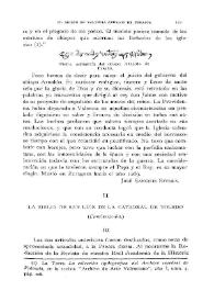 La Biblia de San Luis de la Catedral de Toledo (continuación) [II] / Elías Tormo | Biblioteca Virtual Miguel de Cervantes