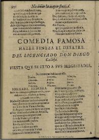Hazer fineza el desayre / Del Licenciado Don Diego de Calleja | Biblioteca Virtual Miguel de Cervantes