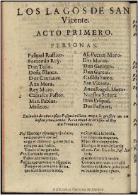 Los lagos de San Vicente | Biblioteca Virtual Miguel de Cervantes