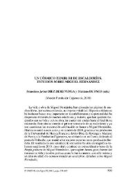 Francisco Javier Díez de Revenga y Mariano de Paco (eds.). "Un cósmico temblor de escalofríos. Estudios sobre Miguel Hernández". (Murcia: Fundación Cajamurcia, 2010) / Susana Mª. Teruel Martínez | Biblioteca Virtual Miguel de Cervantes