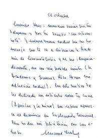 Carta de Miguel Delibes a Francisco Rabal. 26 de octubre de 1993 | Biblioteca Virtual Miguel de Cervantes