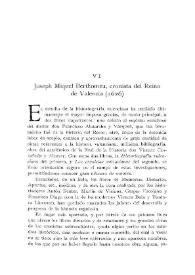 Joseph Miquel Berthomeu, cronista del Reino de Valencia (1626) / F. Mateu y Llopis | Biblioteca Virtual Miguel de Cervantes