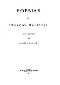 Más información sobre Poesías / de Ignacio Mariscal