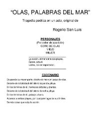 Olas, palabras del mar | Biblioteca Virtual Miguel de Cervantes