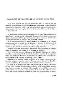 Plaza Mayor de Villanueva de los Infantes (Ciudad Real) / César Cort | Biblioteca Virtual Miguel de Cervantes