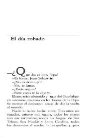 El día robado / Ema Wolf | Biblioteca Virtual Miguel de Cervantes