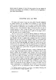 Cuentos que lo son / Jorge Campos | Biblioteca Virtual Miguel de Cervantes