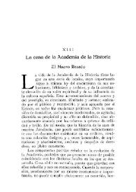 La casa de la Academia de la Historia / M. López Otero | Biblioteca Virtual Miguel de Cervantes