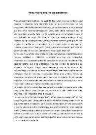 Mesa redonda de los descendientes / Pilar Altamira | Biblioteca Virtual Miguel de Cervantes