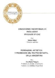 Condiciones indispensables para abrir un cauce eficaz / por Esteve Albert | Biblioteca Virtual Miguel de Cervantes