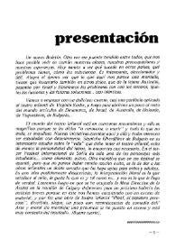 Boletín Iberoamericano de Teatro para la Infancia y la Juventud, núm. 9 (mayo-agosto 1977). Presentación | Biblioteca Virtual Miguel de Cervantes