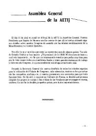 Asamblea General de la AETIJ | Biblioteca Virtual Miguel de Cervantes