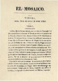 Temora / [Ossian] | Biblioteca Virtual Miguel de Cervantes