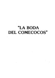"La boda del comecocos" / por Fernando Almena | Biblioteca Virtual Miguel de Cervantes