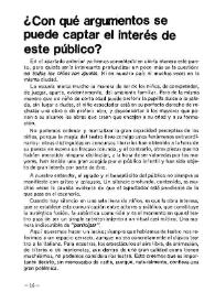 ¿Con qué argumentos se puede captar el interés de este público? / [Julia Butiñá Jiménez, Núria Tubau i Jordi] | Biblioteca Virtual Miguel de Cervantes