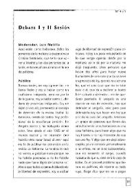 Jornadas: "Presente y futuro del teatro para niños y niñas en España". Debate y mesa redonda (Debate I y II Sesión) | Biblioteca Virtual Miguel de Cervantes