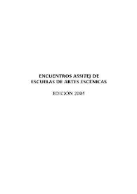 "Aicha": proyecto educativo desde el teatro / Antonio Fernando González Pérez, Profesor de Enseñanza Secundaria del Instituto "Profesor Ángel Ysern" (Navalcarnero) | Biblioteca Virtual Miguel de Cervantes