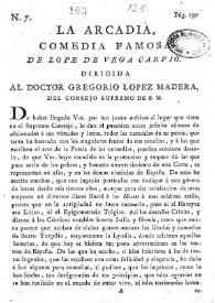 La Arcadia / de Lope de Vega Carpio | Biblioteca Virtual Miguel de Cervantes