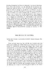 Seis fichas de lectura / J. C. C. | Biblioteca Virtual Miguel de Cervantes