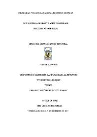 Competencias culturales garífunas para la educación intercultural bilingüe / Carlos Stanly Velásquez Velásquez | Biblioteca Virtual Miguel de Cervantes