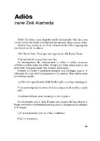 Adiós / Irene Zoé Alameda | Biblioteca Virtual Miguel de Cervantes
