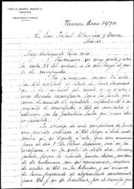 Carta de Ant. G. de Presnosa a Rafael Altamira. Veracruz, 26 de enero de 1910 | Biblioteca Virtual Miguel de Cervantes