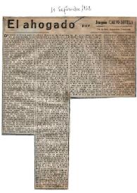 El ahogado / por Joaquín Calvo-Sotelo | Biblioteca Virtual Miguel de Cervantes