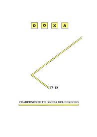 Doxa. Cuadernos de Filosofía del Derecho. Núm. 17-18, 1995 | Biblioteca Virtual Miguel de Cervantes
