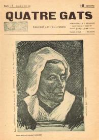 Quatre gats. Publicació artística-literària. Núm. 15 Dijous 25 de maig, 1899 | Biblioteca Virtual Miguel de Cervantes